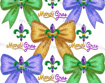 Lazos de Mardi Gras PNG