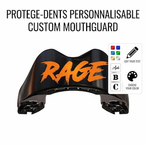 Paradenti personalizzato | Boxe MMA Rugby | Personalizzazione con nome o logo | Personalizzato