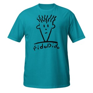 T-shirt Fido Dido Humour Recyclage - Personnalisé Fait Main - Polyester - Neuf Avec étiquettes