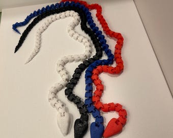 3D knikspeelgoed grote slang