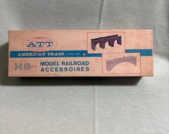 ATT American Train (Atlas) cut stone river bridge