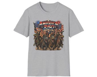 Camiseta gráfica patriótica America 250 (1776-2026)