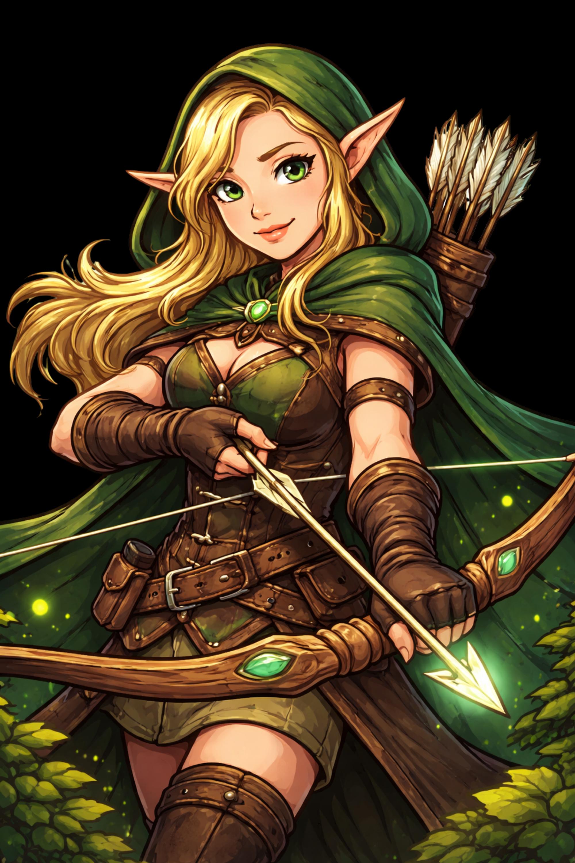 Dnd Graphics Ranger DND Character Clipart – Fantasy RPG Ranger PNG – Tabletop Roleplaying ...