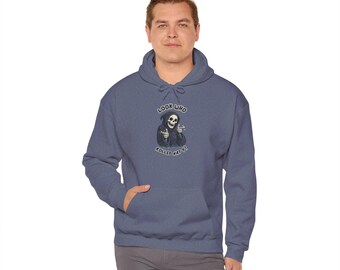Sudadera con capucha de Grim Reaper 'Mira quién rodó Nat 1' / Mezcla de algodón y poliéster