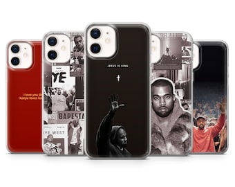 Funda de Kanye West para iPhone 17 Pro, 16, 15, 14, 13, 12, Samsung S25, S24, S23, A16, A56 y Pixel 10