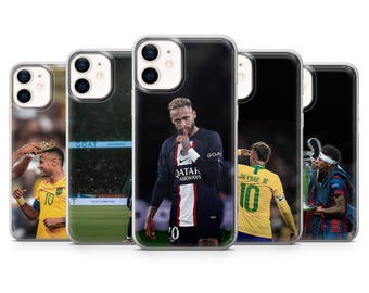 Neymar Jr. Phone Case Football Brazil Cover for iPhone 17Pro, 16, 15, 14, 13, 12, Samsung S25, S24, S23, A16, A56 Pixel 10