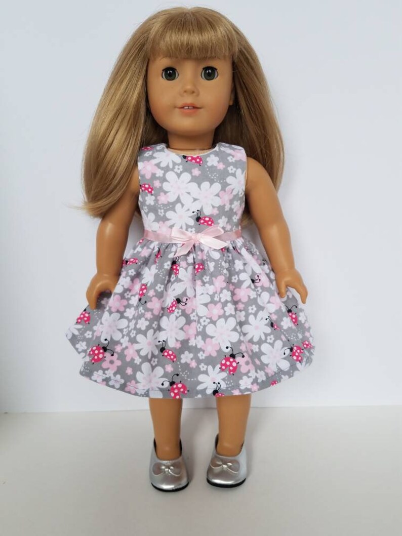 NEW GENERATION DOLL CLOTHES LADYBUGS HEARTS DRESS FIT 18 INCH DOLLS