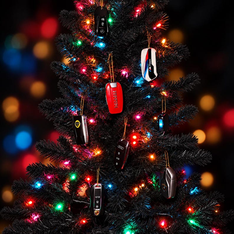 Mercedes AMG Key Fob Christmas Ornament, Luxury Car Tree Decoration ...