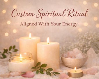 Custom Spiritual Ritual – Aligned With Your Energy | Personalized Healing | Intention Ritual | Digital Ritual Guide