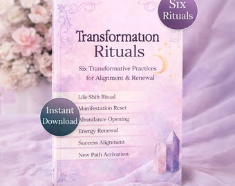 Manifestation Ritual Bundle – Transformation & Energy Alignment PDF