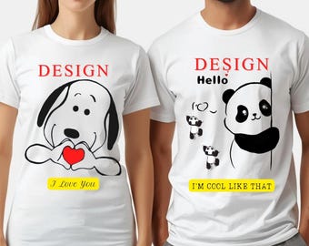 Custom Name T Shirt, Cartoon Character, Personalized Kids, Unisex Cotton Tee