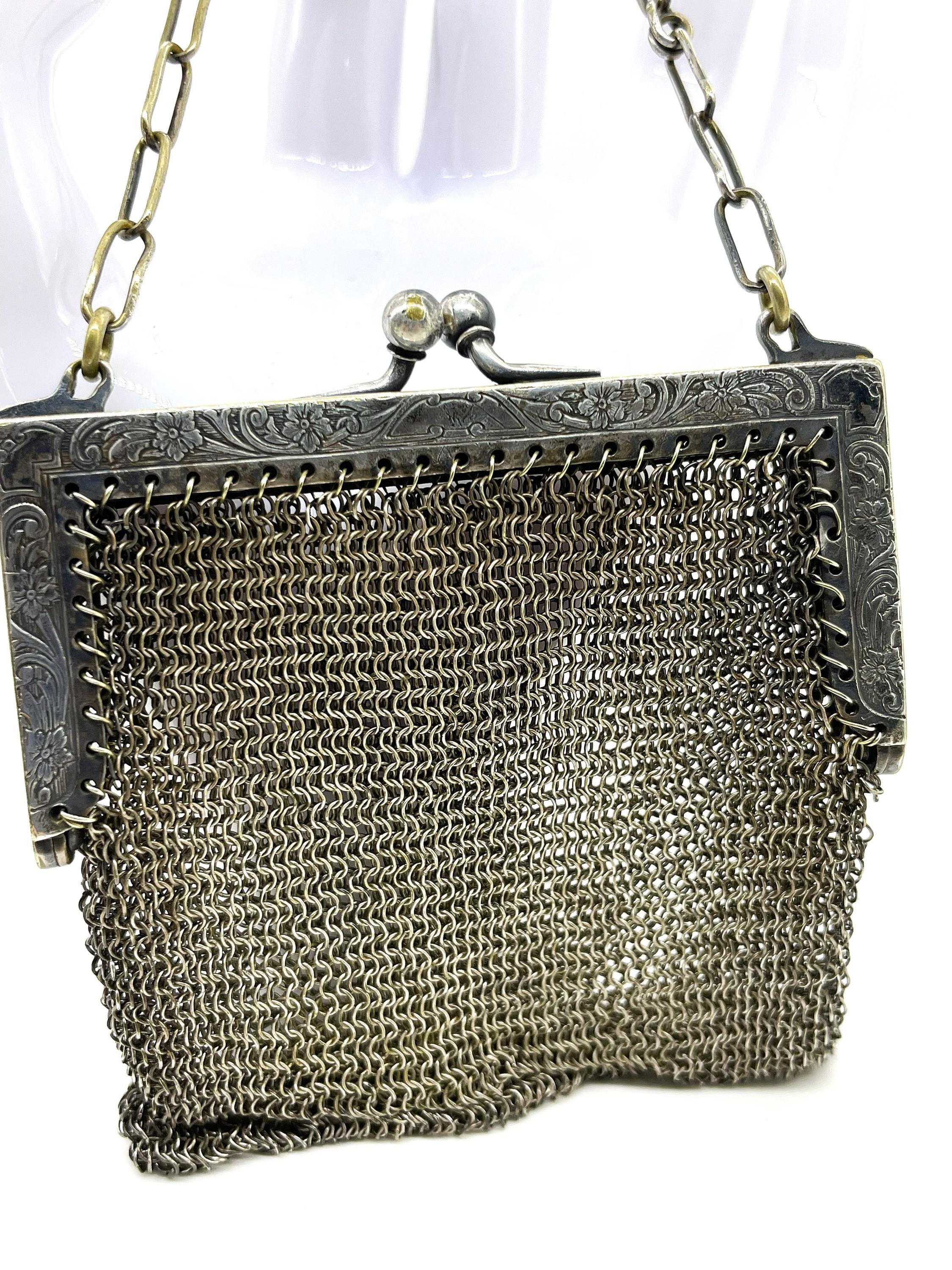 Whiting Davis Chainmail Purse - Etsy