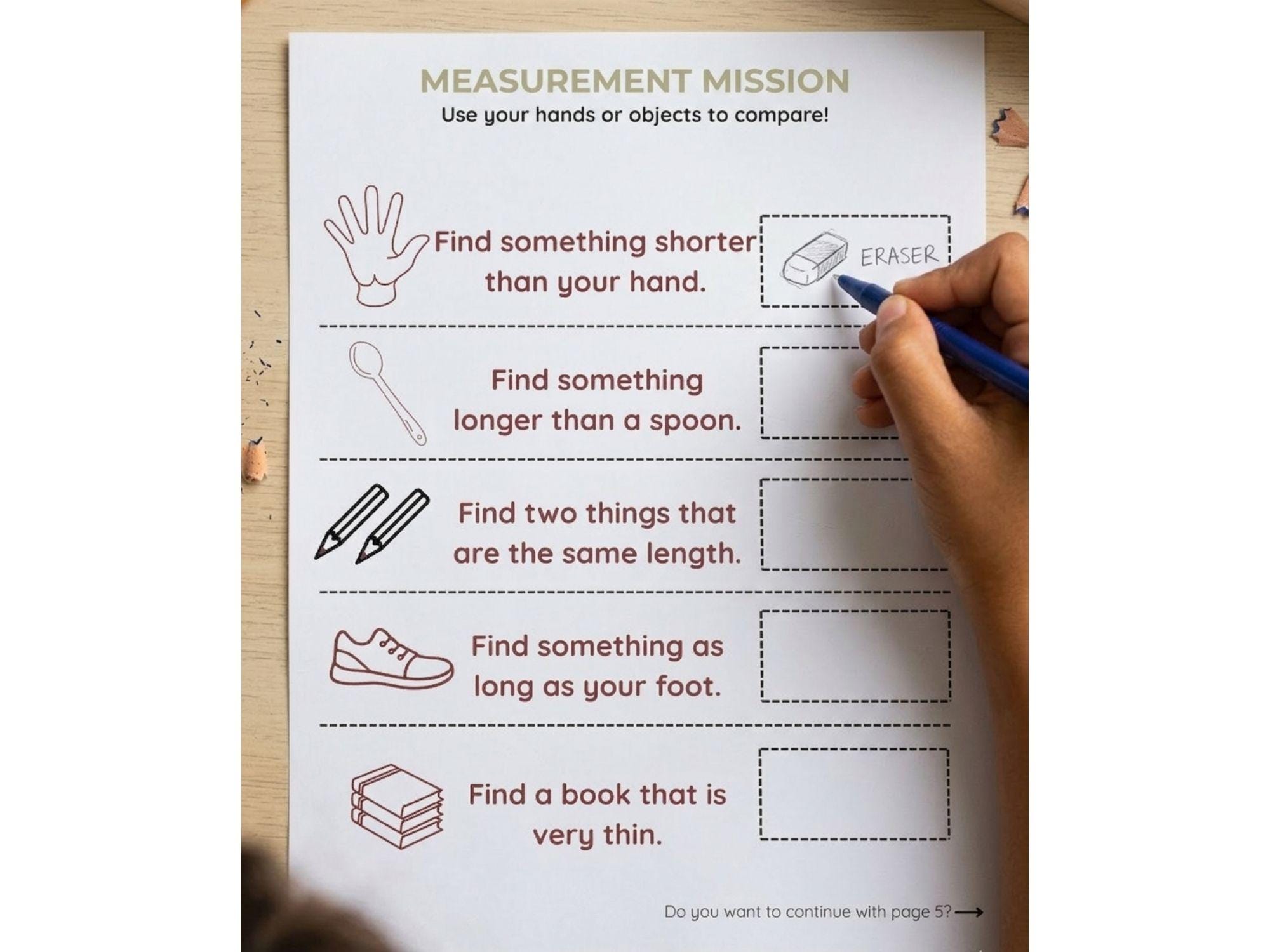 Math Scavenger Hunt Printable | Math Activity Worksheets | Classroom ...