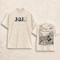 JoJo T Shirt, Vintage Washed Anime Tee, Oversized Cotton Graphic Shirt, Y2K Fan Gift product logo
