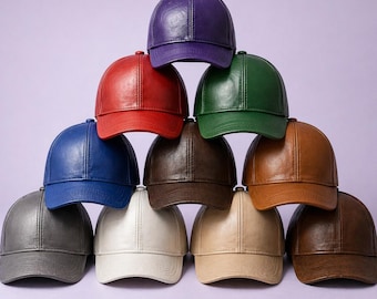 Boné de beisebol minimalista bege feito à mão para homens e mulheres, estilo casual urbano.