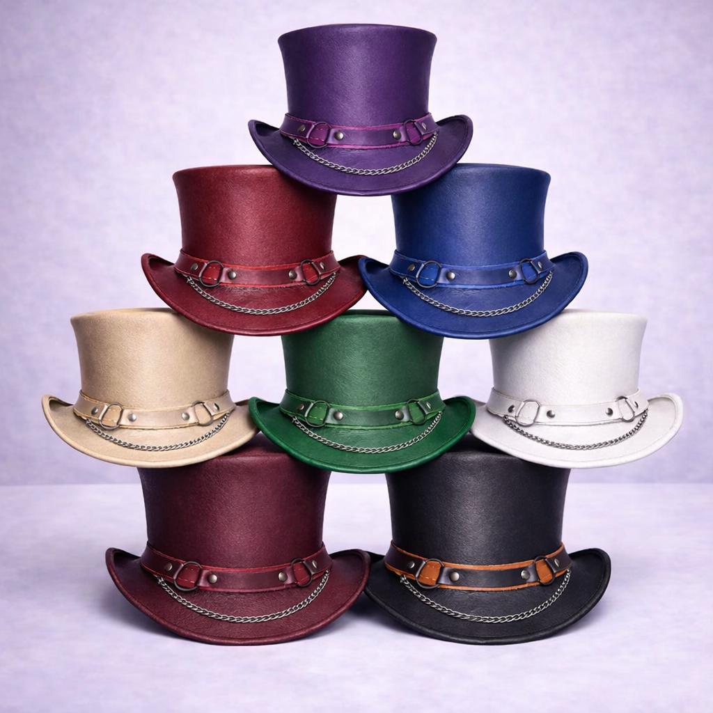 Leather Top Hat Chain - Etsy
