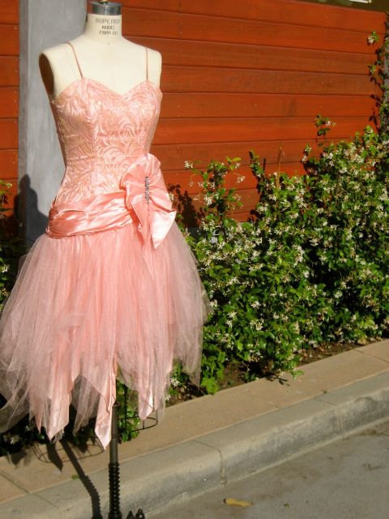 Sparkle Motion 80s Pretty in Pink Molly Ringwald Prom Frock