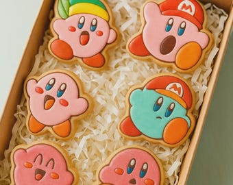 Kirby Cookie Cutters Set, Video Game Birthday Gift