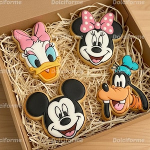 Zestaw foremek do ciastek Myszka Miki i Przyjaciele, akcesoria na imprezę, przybory kuchenne, prezent do pieczenia, ulubiona postać