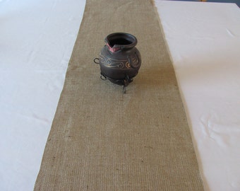 Burlap table runner - 10oz  Hydrocarbon Free - Wedding Burlap Table Runner, Rustic Table Runner 13" width - Select A Size - On Sale