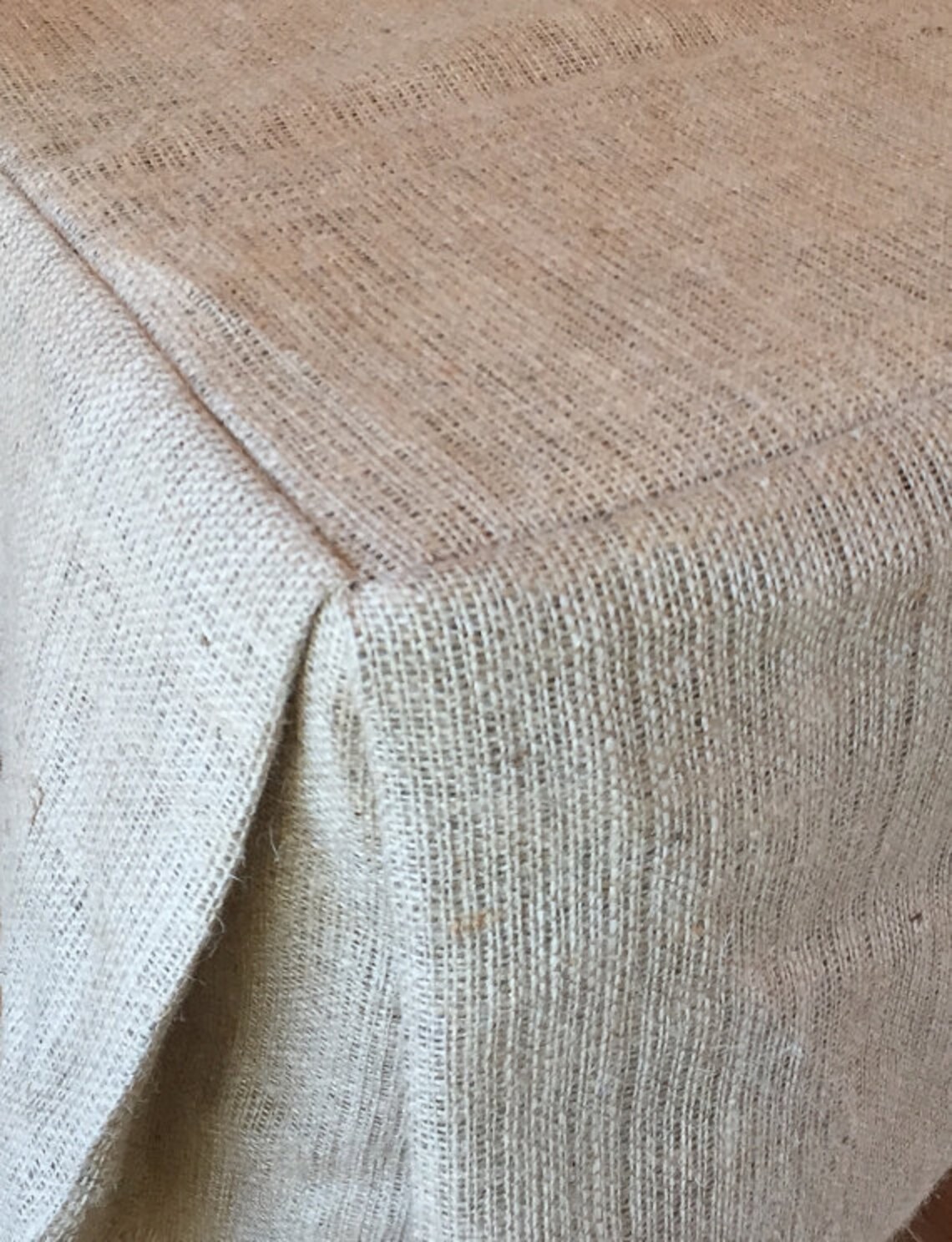 Burlap Table Cloth Fitted 10oz. Hydrocarbon Free Square Etsy