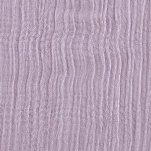 May include: A close-up of a light purple fabric with a textured, woven pattern. The fabric has a soft, delicate appearance.