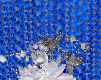 Photography Backdrop, Royal Blue Backdrop, Fabric Backdrop, Wedding Backdrop, Photo Fabric Photography Backdrop, Photo Booth Backdrop