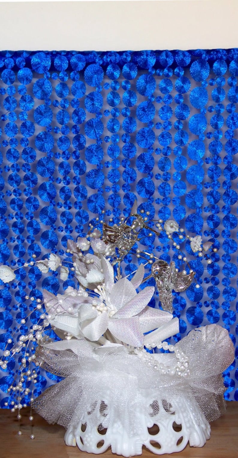 Photography Backdrop, Royal Blue Backdrop, Fabric Backdrop, Wedding