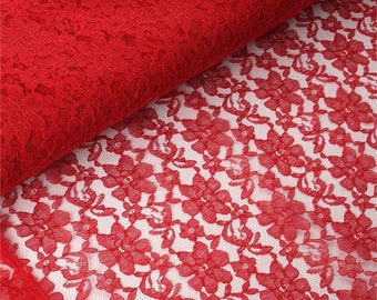 Red Lace Table Runner Red Table Runner  14" WIDE - SELECT A SIZE For Length - more colors available