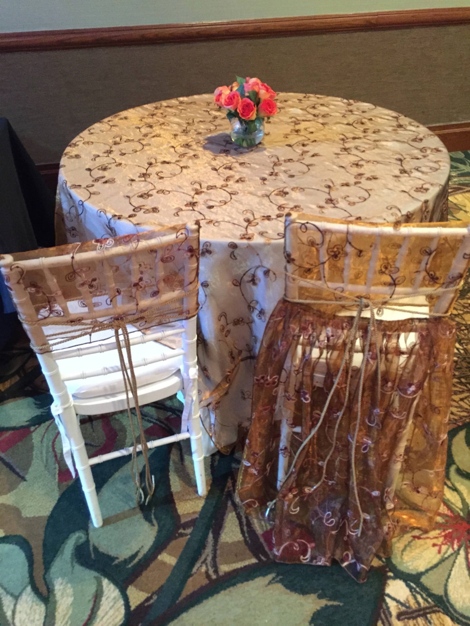 Olive Green Table Runner Overlay Sequin Embroidered Organza Etsy