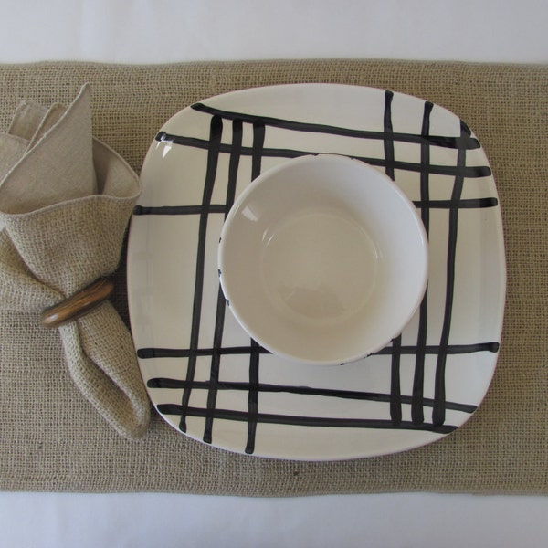 Burlap Place Mats - 2 layers of burlap each - 10oz Hydrocarbon Free