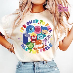 It's Okay To Feel All The Feels Sweatshirt, Disneyland Shirt, Teacher Shirt, Gift for Teacher,BCBA Tee,Speech Terapy Shirt image 1