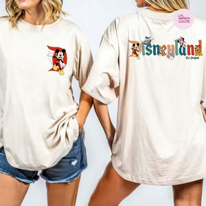 Personalized Disneyland The Original Shirt, Magical Land Family Matching T-Shirt, Mickey and Minnie Disneyland Vacation Trip Shirt Bild 1