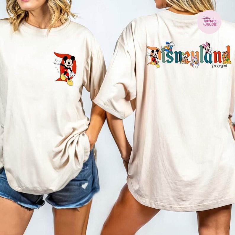 Personalized Disneyland The Original Shirt, Magical Land Family Matching T-Shirt, Mickey and Minnie Disneyland Vacation Trip Shirt Bild 1