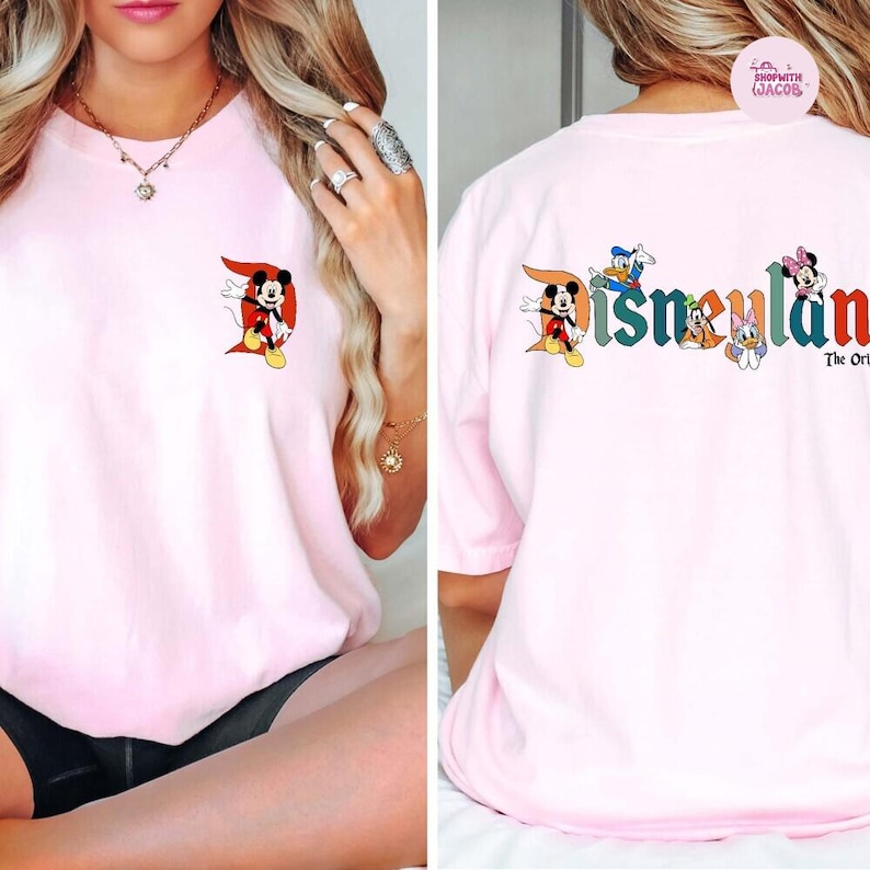 Personalized Disneyland The Original Shirt, Magical Land Family Matching T-Shirt, Mickey and Minnie Disneyland Vacation Trip Shirt Bild 2