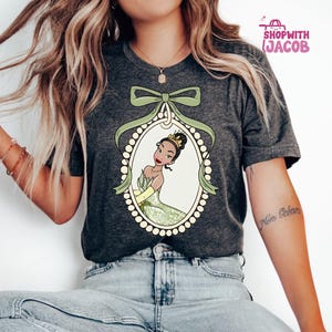 Retro Disneyland Princess Shirt, Coquette Disneyland Princess Tee, Disneyland Girl Trip Tee, Disneyland Group Shirt, Disneytrip Shirt image 3