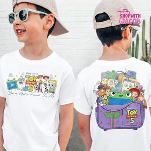 Disneyland Pixar Toy Story 5 Shirt, You've Got A Friend In Me Tee, Woody Etch Lenny Mr Spell Tee, Lilypad Tee, Disneyland Vacation 2026 image 2