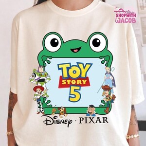 Toy Story 5 Shirt, Disneyland Pixar 2026 Trip Tee, You've Got A Friend In Me Tees, Woody Buzz Lightyear Sweatshirt, LilyPad Shirt image 2