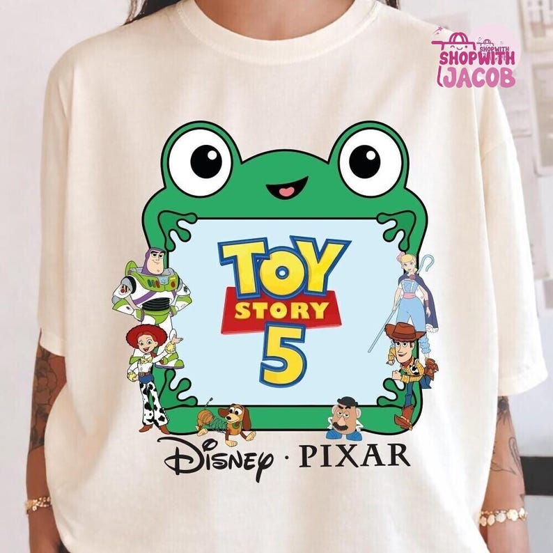 Comfort Colors Toy Story 5 Shirt, Disneyland Pixar 2026 Trip Tee, You've Got A Friend In Me Tees, Woody Buzz Lightyear Lilypad Sweatshirt 画像 2