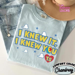Vintage I Knew It I Knew You Shirt, TS and Toy Story 5 Friendship Shirt, Woody Buzz Lightyear Tee, Disneyland Toy Story Family Matching Tee afbeelding 1