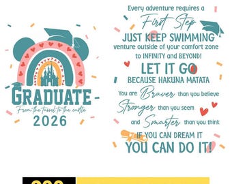 Graduado de Disneyland desde la borla hasta el castillo PNG, Graduación de Mickey 2026 Familia PNG, Equipo de graduación familiar PNG, Castillo de Disneyland PNG