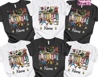 Orlando Universal Studios Shirt, Universal Studios Family Tee, Custom Disneyland Trip 2026 Shirt, Family Vacation Shirt, Family trip Shirt
