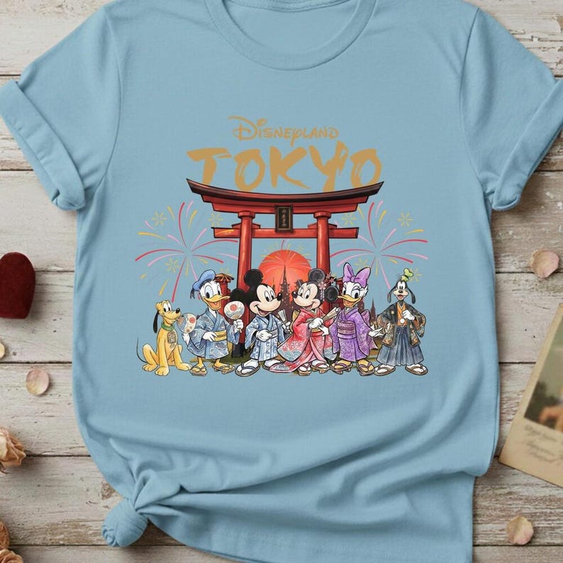 Disneyland Tokyo Shirt, Disney Matching Family Tee, Disneyland Japan Trip Shirt, Disneyland Vacation 2026 Tee, Mickey and Friends image 4