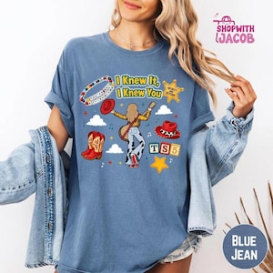 Disneyland Pixar Toy Story 5 I Knew It I Knew You Shirt, Toy Story 5 Birthday Shirt, Toy Story Were Turning 5, Jessie Shirt, Woody Shirt image 1