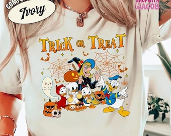 Disney Huey, Dewey and Louie Halloween Shirts, Halloween Shirts, Trick or Treat shirt, Little Duck tee, Spooky Season tee, Cute Fall shirt
