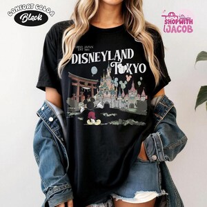 Retro Disneyland Tokyo Mickey & Friends Comfort Shirt, The Happiest Place On Earth, DisneySea Tokyo Vacation Tee, Disneytrip Japan Shirt image 2
