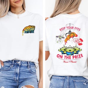 Toy Story Alien Shirt, Pizza Planet Claw Machine Tee, Cute Kawaii Cartoon Graphic Shirt, Pixar Inspired Gift, Pizza Planet Shirt