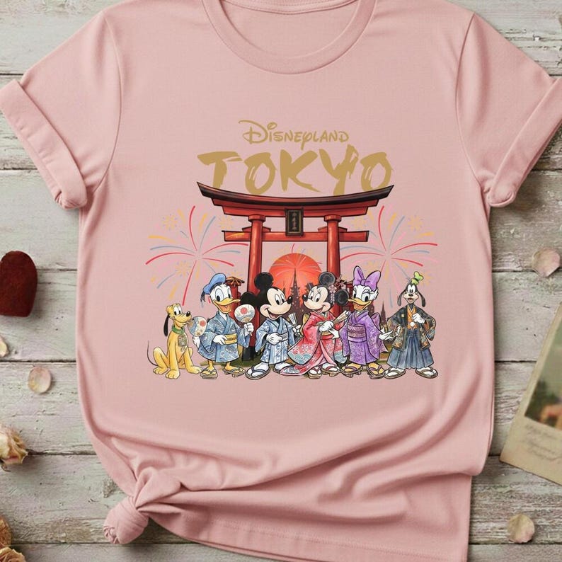 Disneyland Tokyo Shirt, Disney Matching Family Tee, Disneyland Japan Trip Shirt, Disneyland Vacation 2026 Tee, Mickey and Friends image 3
