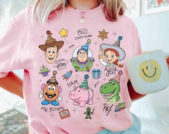 Comfort Colors Toy Story Birthday Shirt, Disney World Toy Story Tee, Family Birthday Party Shirt, Best Birthday Ever Gift Tee