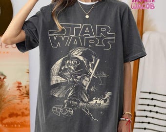 Vintage Starwars Shirt, Limited Anakin Skywalker Shirt, StarWars Fan Shirt, StarWars Jedi Shirt, Galaxy's Edge Tee